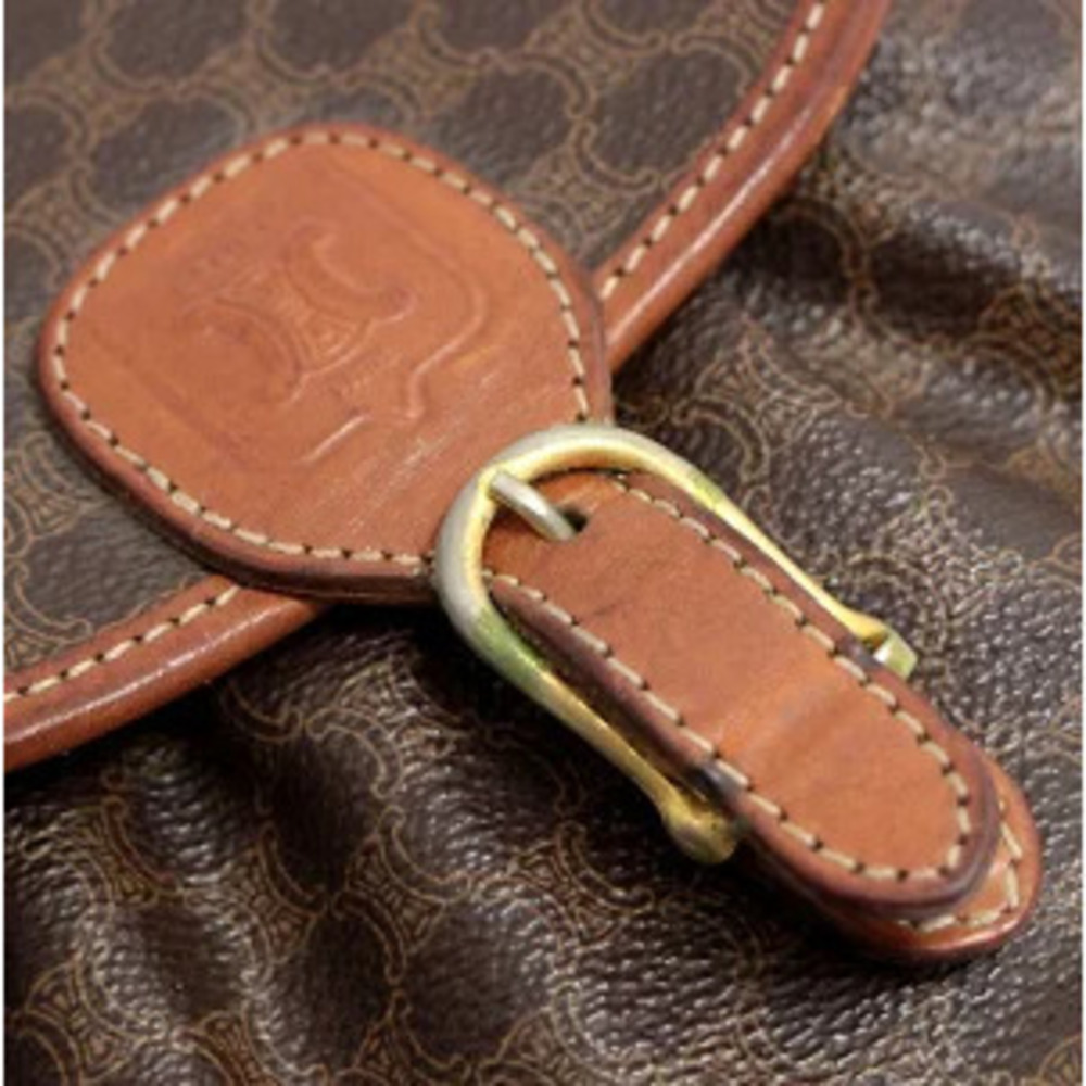 Celine Macadam Shoulder Bag Brown - Picture 5 of 6